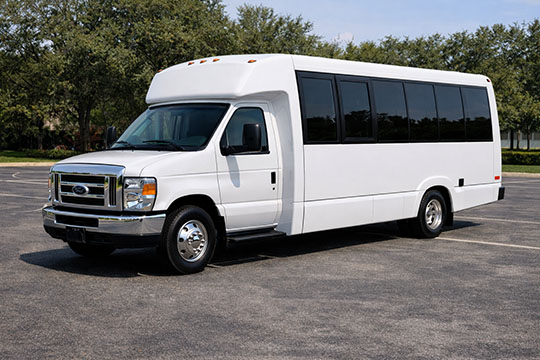 18-passenger minibus available for charter in Brockton, MA