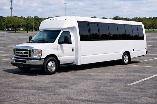 25-passenger minibus available for charter in Brockton, MA